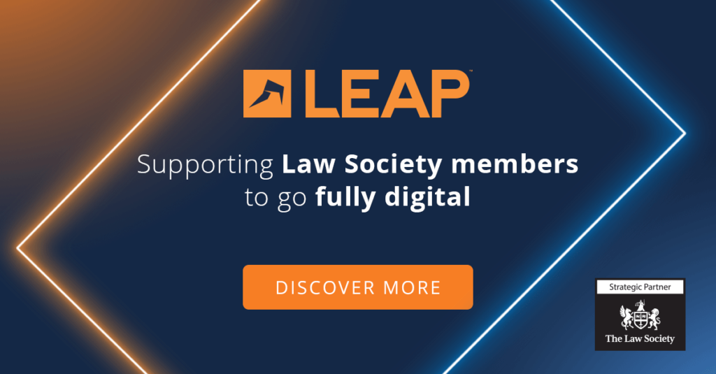 LEAP announces partnership with The Law Society